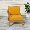 WestinTrends  Avalon Outdoor Patio HDPE Left Arm Facing Sectional Corner Club Chair with Patio Cushions - 2 of 4