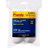 Genuine Purdy 3 Sets of White Dove Jumbo Mini 4-1/2" x 1/2" Nap 2 Pack Roller Covers 140624013-3PK - 2 of 3