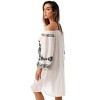 Riviera Sun Off Shoulder Solid Short Dress 21822-BW - 2 of 3