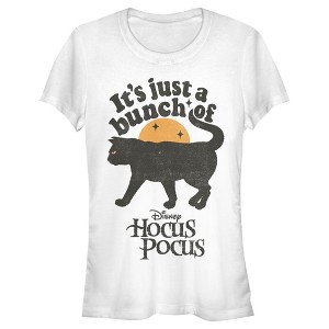 Juniors Womens Disney Hocus Pocus Binx Cat T-Shirt - 1 of 3