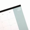 Altitude 2025 Monthly Deskpad 11"x17" Seafoam Blue: Paper Desktop Calendar, January-December, Glue Binding - 3 of 4