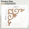 Unique Bargains Self-Adhesive DIY Mirror Wall Decal Stickers 4 Pcs - 2 of 4
