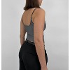 Women's Buckle Strap Scoop Neck Corset Tank - NIA - 2 of 4