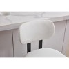 NicBex Modern 26" Bar Stools Set of 2,Soft Padded Counter Height Bar Stools with Metal Legs,Stools for Kitchen Counter for Dining/Island/Bar - 4 of 4