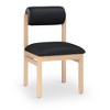 Meridian Furniture,Roundhill Vegan Leather Upholstered Dining Chair, Set of 2 - 2 of 4