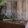 Set of 2 Star White Metal Decorative Accent - Foreside Home & Garden - 4 of 4