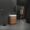 NicBex Bathroom Vanity with Sink,Modern Bathroom Sink Vanity with 2 Drawers,24/30 inch Bathroom Sink Cabinet for Bathroom,Oak/Brown - 2 of 4