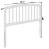 AFI Furnishings Richmond Full Headboard with Turbo Charger in White - 2 of 4