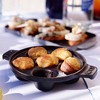 Staub Cast Iron 5.75-inch Escargot Dish with 6 holes - Matte Black - 2 of 2