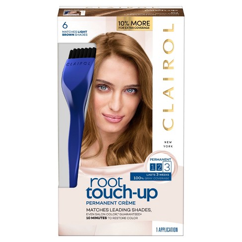 Clairol Root Touch Up Permanent Hair Color 6 Light Brown 1 Kit Target