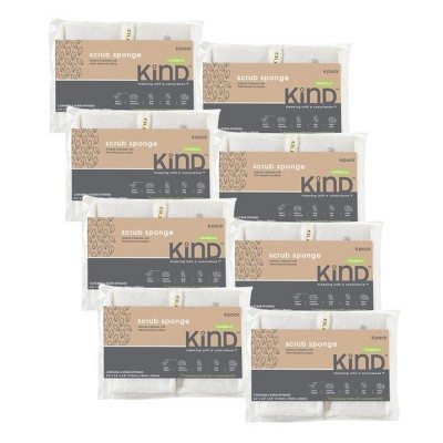 Casabella Kind Plant Based Scrub Sponge - Case of 8/6 ct