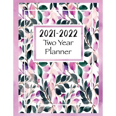 2021-2022 Two Year Planner - Large Print by  Skribent (Paperback)