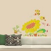 Slickblue Bee's Garden Wall Decals – Removable Vinyl Stickers for Home Décor – 17.7x23.6 Inch Design - 2 of 3