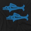 Legends Of The Hidden Temple Blue Barracudas Alt Logo Adult T-Shirt Black 7X Large - 2 of 4