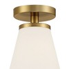 Designers Fountain Palmyra 1 - Light Semi-Flush Mount in  Brushed Gold - 3 of 3