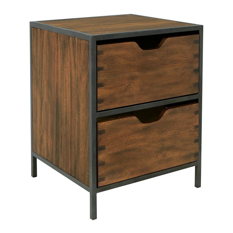 Clermont Office Cabinet Walnut - OSP Home Furnishings, 1 of 8