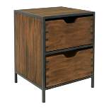 Clermont Office Cabinet Walnut - OSP Home Furnishings