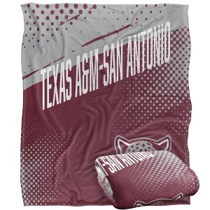 Texas Am Universitysan Antonio Fan Zone Silky Touch Super Soft Throw Blanket 50x60 - 1 of 4