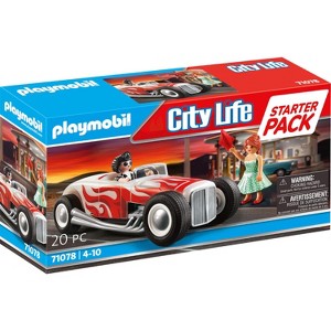 Playmobil City Life Hot Rod Starter Pack 71078 Playset 20pc - 1 of 1