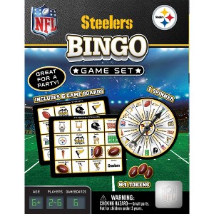 MasterPieces Officially Licensed NFL Pittsburgh Steelers Bingo Game - 1 of 4