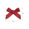 Unique Bargains Gift Packaging Accessories Mini Ribbon Bows for Fabric Craft DIY 50 Pcs - 2 of 4