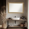 Amanti Art Carter Dark Gold Beveled Wood Framed Bathroom Vanity Wall Mirror - 4 of 4