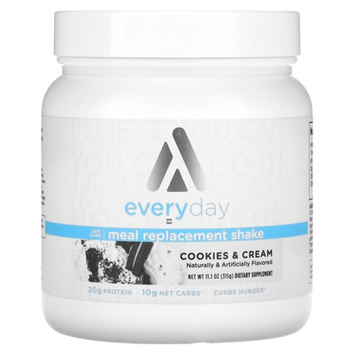 TransformHQ Everyday, Meal Replacement Shake, Cookies & Cream, 11.1 oz (315 g)