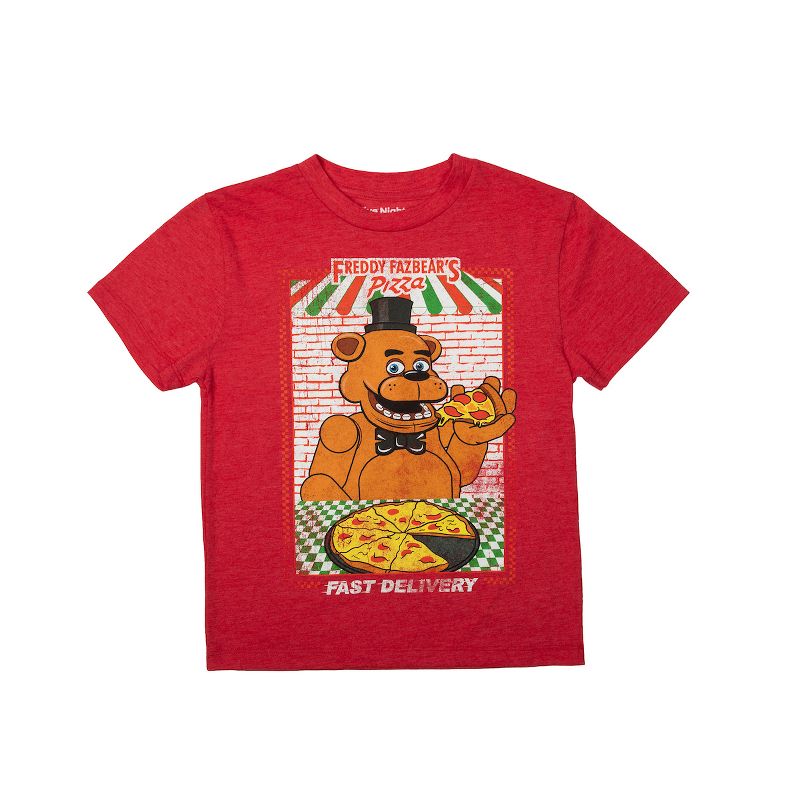Five Nights at Freddy's Boys 3-Pack Set - Includes Two Tees and Mesh Shorts, 4 of 7