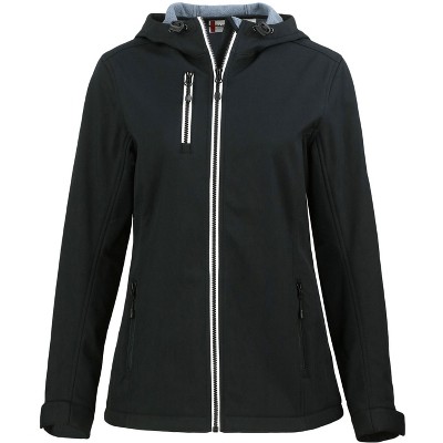 Clique Telemark Eco Stretch Softshell Full Zip Womens Hooded Jacket