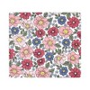 Hudson Baby Infant Girl Cotton Rich Flannel Receiving Blankets Bundle, Pink Blue Pretty Floral, One Size - 3 of 4