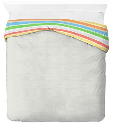 Sesame Street Multicolored Organic Cotton Full/Queen Duvet & Sham Set