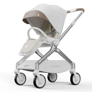 Hot Mom Deluxe Ultra-Light Baby Stroller with Intelligent Reversing Seat & Anti-Shock Tires – Versatile Travel System for Newborns to Toddlers - 1 of 4