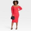 Women's Long Sleeve Midi Bodycon Dress - Ava & Viv™ - 3 of 3