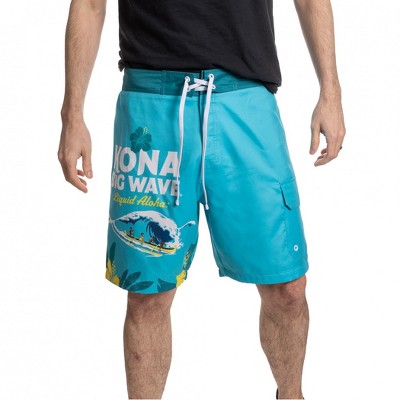 Busch Mens Kona Big Wave Label Art Board Shorts - Small — фото 2