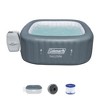 SaluSpa Battery Powered LED Soothing Spa Waterfall Accessory with Coleman SaluSpa AirJet Inflatable Square Hot Tub with 114 Soothing Jets, Gray - 3 of 4
