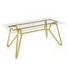 Anybear 70.9 Inch Rectangular Glass Dining Table - 4 of 4