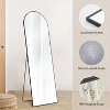 Beautyolove Full Length Mirror 64" x 21" Arched Floor Mirror Wall Mirror Hanging Mounted Mirrors Full Body Mirrors, White - 2 of 4