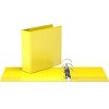3" Premium Round Ring Binder 6pk Customizable View Yellow - Easyview: 600 Sheet Capacity, 2 Pockets, Hard Cover - 2 of 2