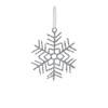 Melrose Glittered Wire Snowflake Ornament (Set of 12) - 3 of 4