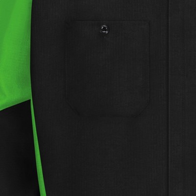 black/lime