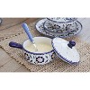 Blue Rose Polish Pottery Z154 Manufaktura Sauce Pot with Lid - 3 of 3