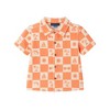 Andy & Evan  Infant Orange Printed Check Terry Set - 3 of 4