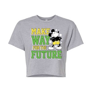 Women's - Disney - Make Way For The Future Cropped Graphic T-Shirt - 1 of 4