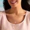 Ross-Simons 0.20 ct. t.w. Diamond Cross Pendant Necklace in Sterling Silver Size 16 - 2 of 3