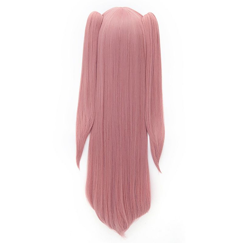 Unique Bargains Women's Wigs 47" Pink with Wig Cap, 4 of 7