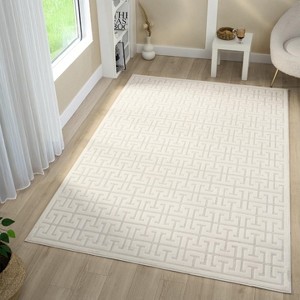 Luxe Weavers Modern Geometric Trellis Indoor Area Rug - 1 of 4