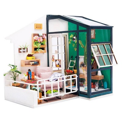 DIY Miniature House Kit Balcony Daydreaming - Hands Craft
