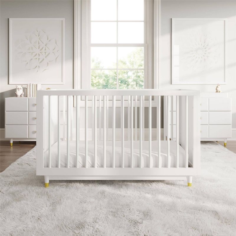 Room &#38; Joy Rory 3-in-1 Crib with Adjustable Mattress Height - White, 2 of 7