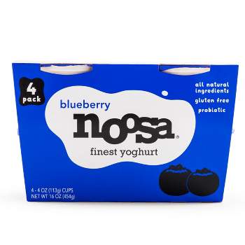 Noosa Blueberry Australian Style Yogurt - 4ct/4oz cups