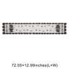 Unique Bargains Christmas Table Runner Black White Green Brown 72"x13" 1 Pc - 3 of 4
